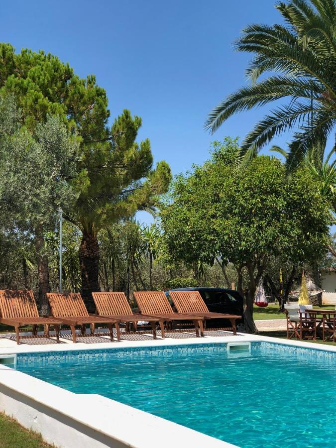Country Villa Peloponnese With Tennis Court And Pool Zevgolateíon Dış mekan fotoğraf